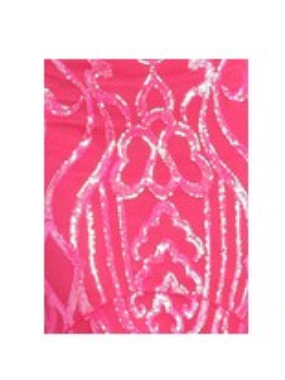 Lulus Perfect Enchantment Hot Pink Sequin Lace-Up Mermaid Maxi Dress Medium New - Picture 7 of 7